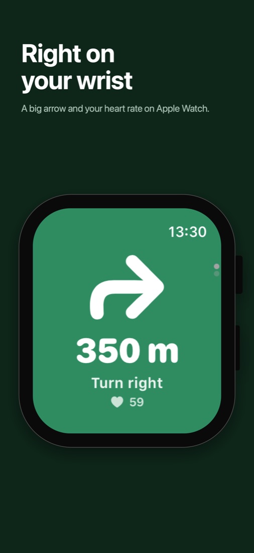 Directions on Apple Watch