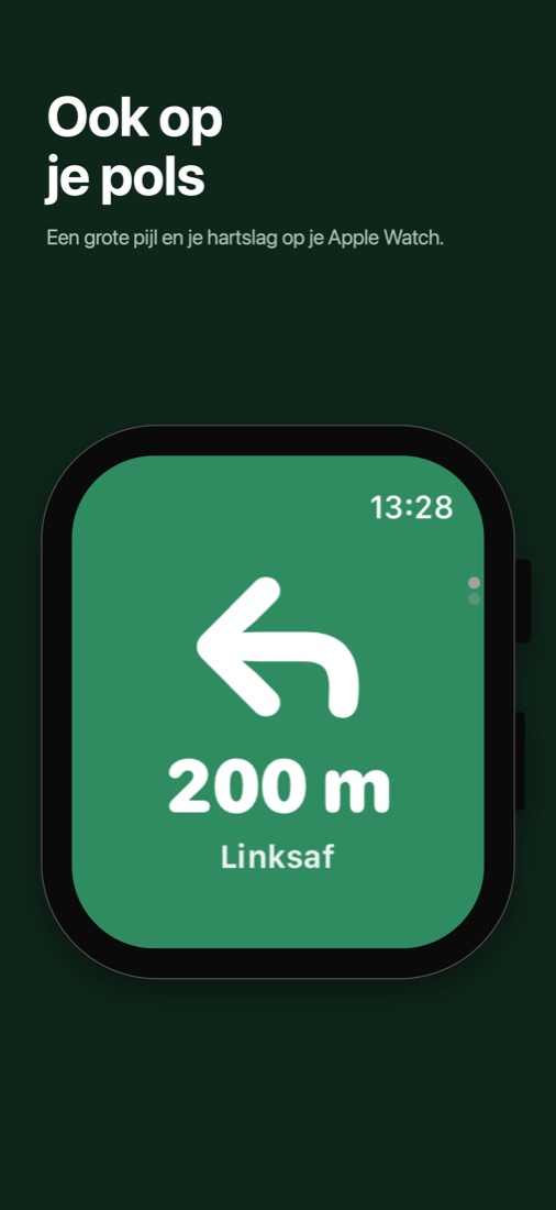 Aanwijzingen op de Apple Watch